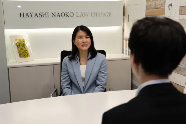 1人の弁護士が一貫して相談から解決まで対応します。